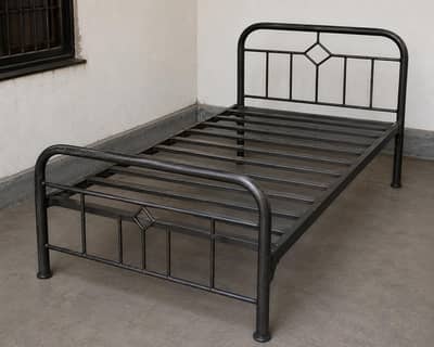 Single Heavy Steel Iron Bed Frame – Strong