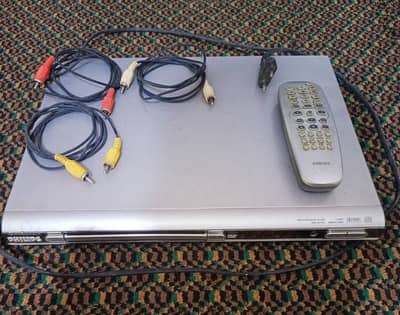Original Philips DVD Player (Silver) - 100% Ok with Remote & Cables
