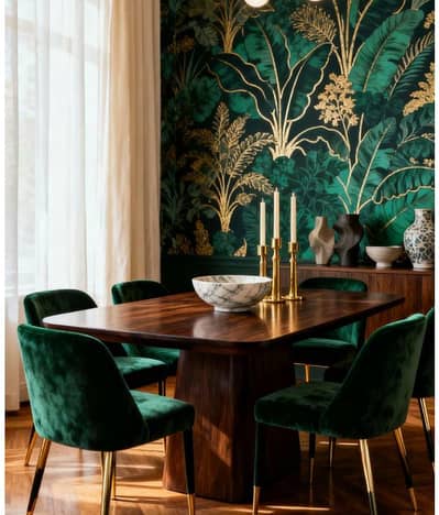 Modern Luxury Dining Table Set | Premium Wooden Design