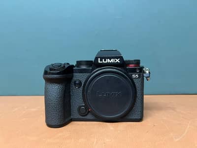 lumix S5 with lens