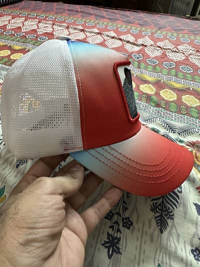 Premium Panther Trucker Cap – Red & White |