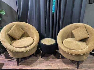 Sofa Type Coffee Chairs Set New
