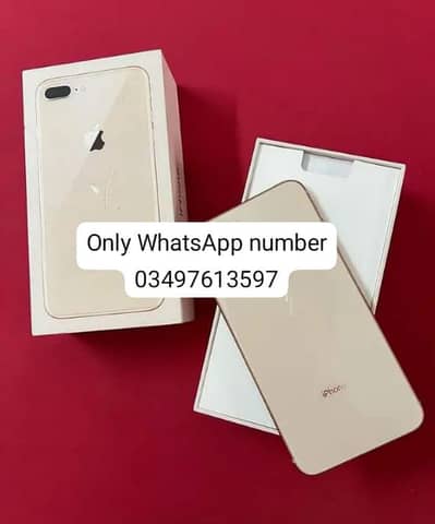 iPhone 8 plus 256 GB only WhatsApp number