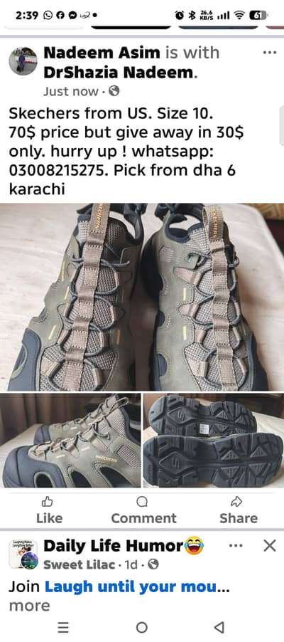 Skechers from USSize 10