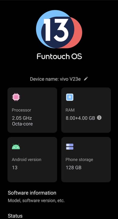 Vivo V23e