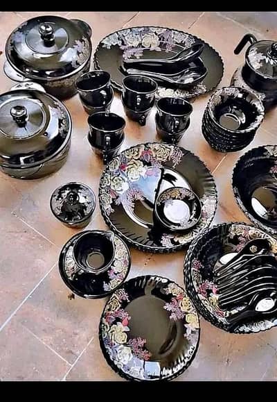 Marble dinner set no cash on delivery 