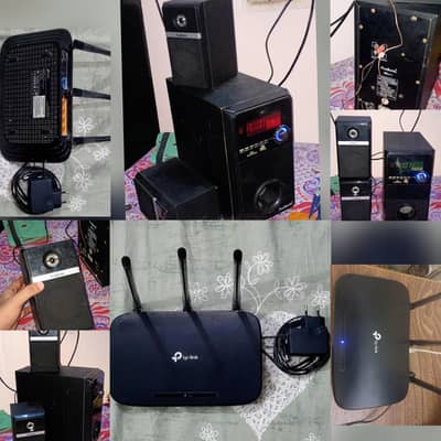 Bluetooth speaker + TP-Link rauter dono sell karni h
