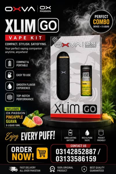 oxva xslim go special edition , more vapes and pods available