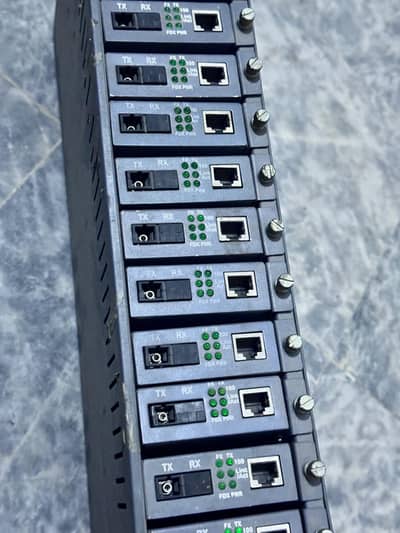 Net Link Fiber Media Converter Rack Chasis