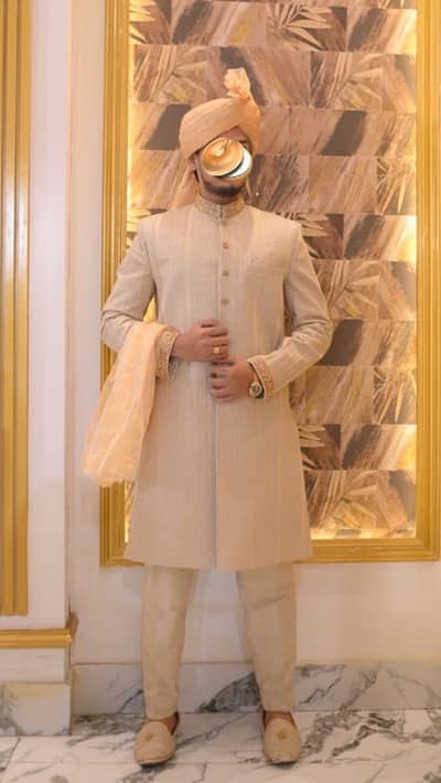 Groom sheirwani