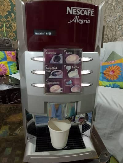 automatic tea and coffee machines + ice cream machines + slush machine