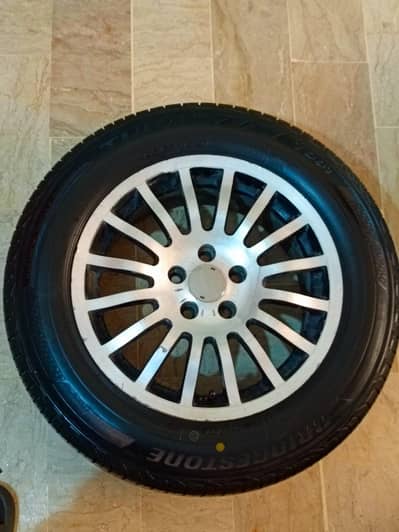 Aloyrems and tyre BRIGISTON