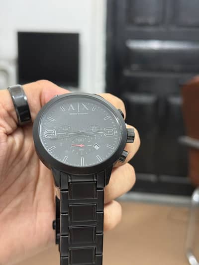 Armani Exchange Chronograph Black Dial AX1277 Men's Watch