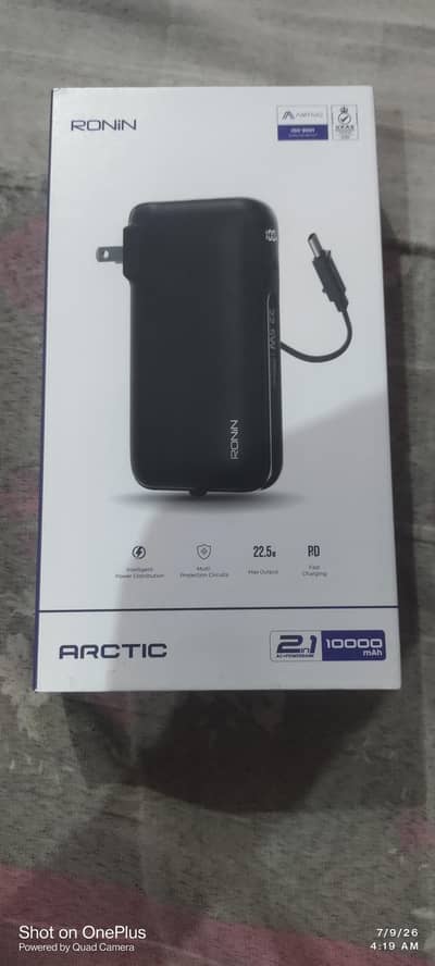 Ronin Arctic Power Bank 10000 mah Battery