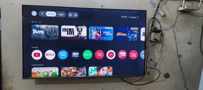 TCL 50C635 50" QLED 4K Google TV – Excellent Condition