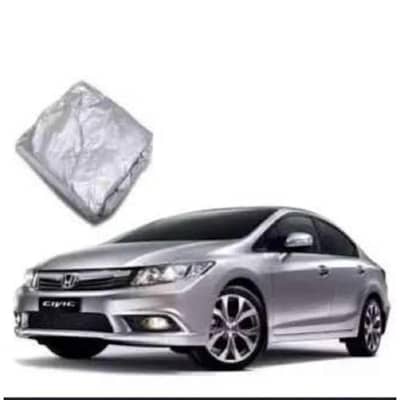 Premium Silver Dust Proof Car Top Cover for Honda Civic