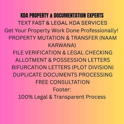 KDA Property Services / Documentation