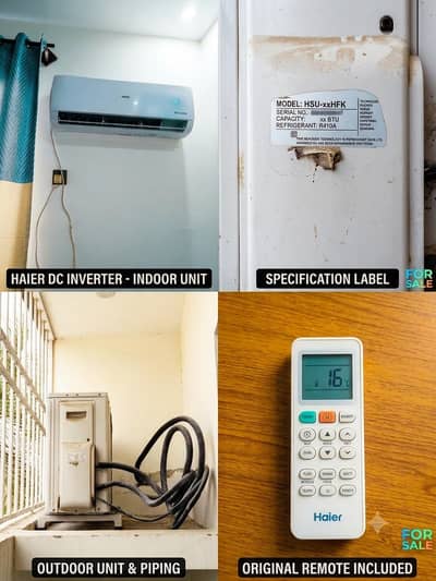 Haier DC Inverter AC (Heating & Cooling) – Excellent Condition