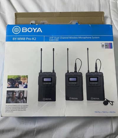 BOYA BY-WM8 Pro-K2 with Camelion Charger BC-0907