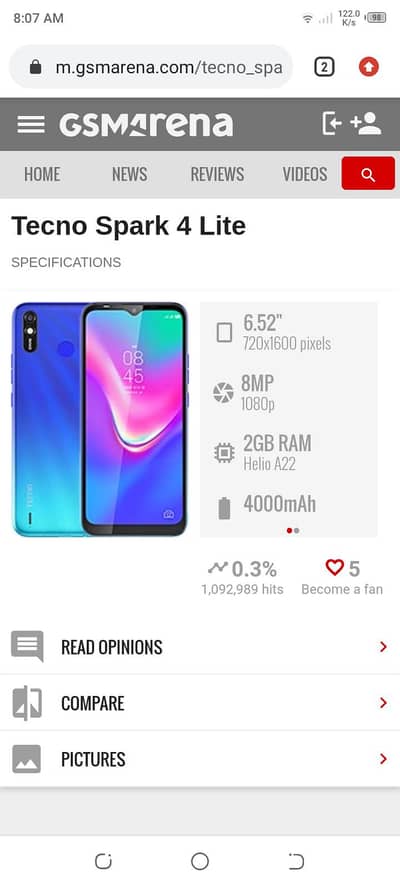 tecno spark 4 lite