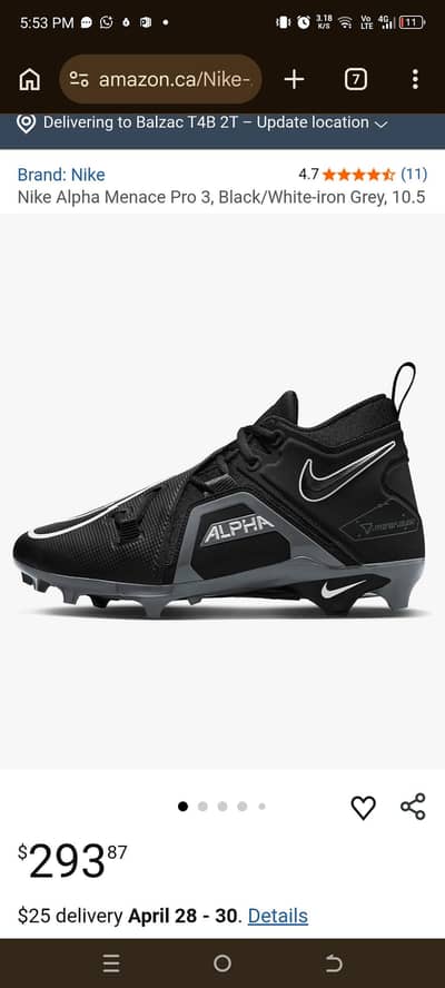 nike alpha menace pro 3