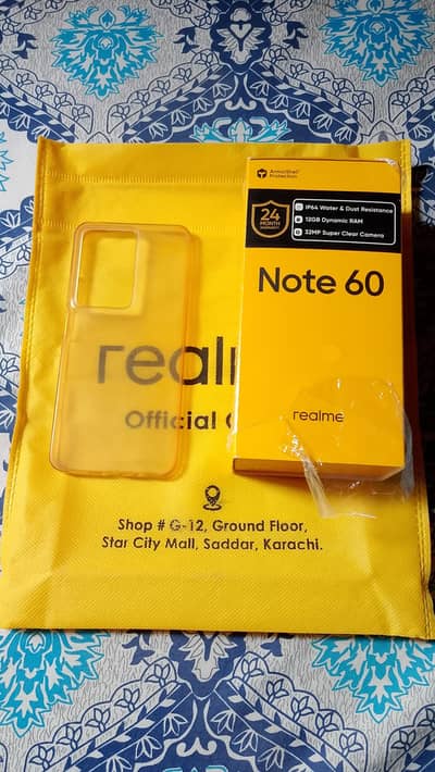 realme note 60 6 \ 4+8 GB Ram