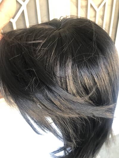 Men hair wig wolf style