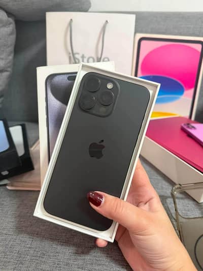 iPhone 15 Pro Max PTA approved with box my WhatsApp 0348/67/27/162