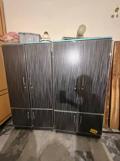 twin wardrobes