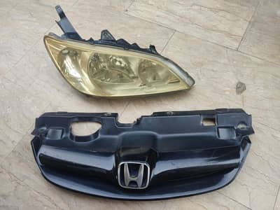 Honda Civic 2005 Front Headlight Front Grill