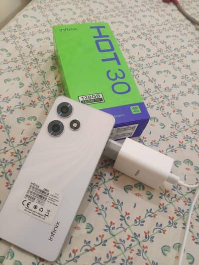 Infinix Hot 30 (8GB RAM + 128GB Storage) | Box + Original Charger