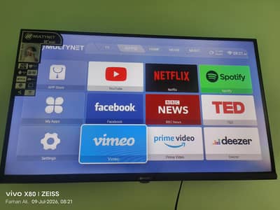 MultyNet 32" Android Led Tv In Brand New condition