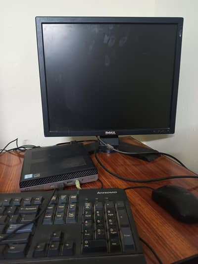 HP mini PC with LCD