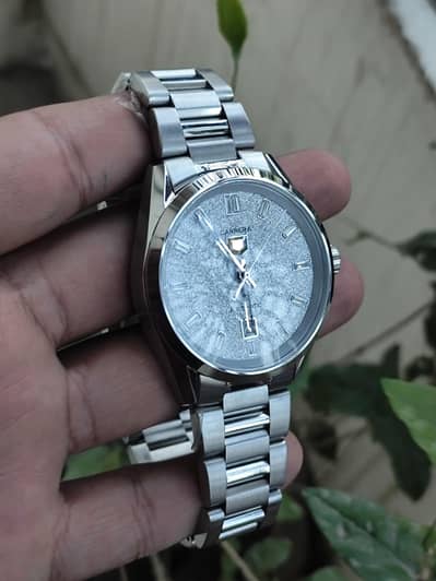 Automatic Tag Heuer Silver Glitter Dail