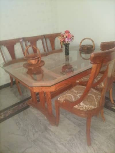 Dinning table and 6chair set