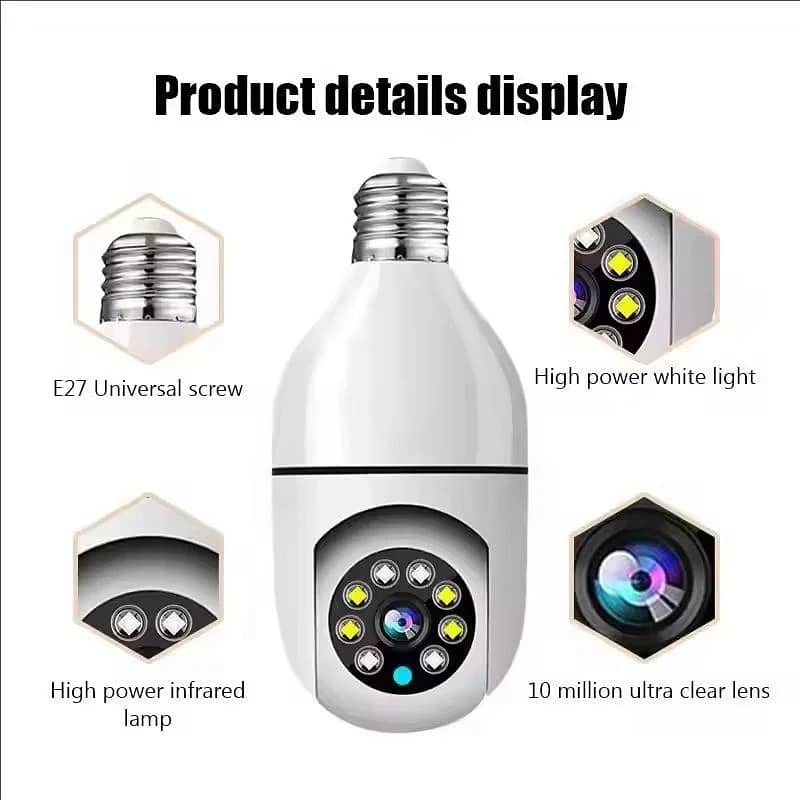 Wireless Security Bulb Camera 12