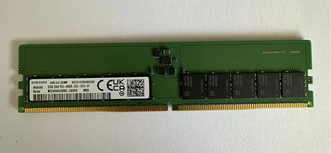 Samsung DDR5 32gb 4800mhz UDIMM (single stick)