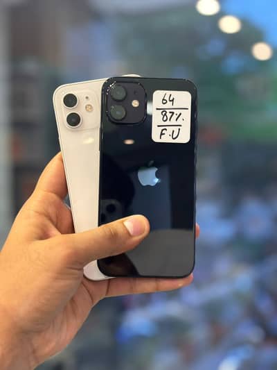 iPhone 12 64GB Black (Factory Unlocked non pta) – 87% Battery Health