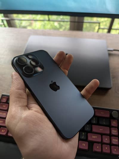 iPhone 15 Pro 256GB/95BH/Blue/PTA/Mercantile/Box - 10/10 - 245k