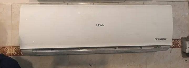 Haier 1.5 ton DC inverter heat and cool totally genuine luch condition