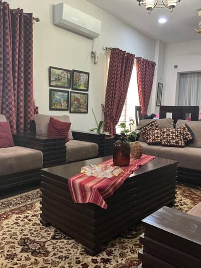 7 Seater Sofa Set With 2 side tables and 1 Center Table
