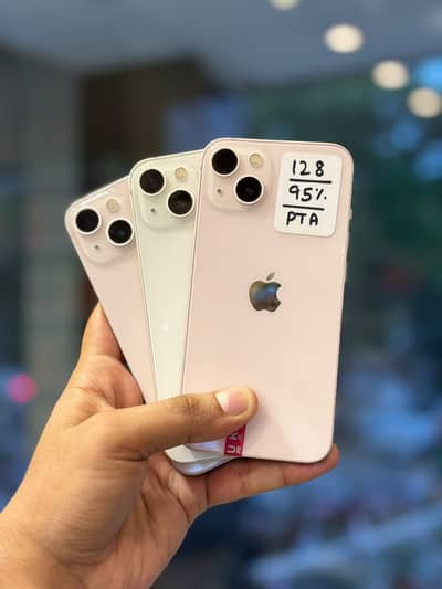 iPhone 13 128GB (PTA Approved) – White (100% BH) & Pink (95% BH)