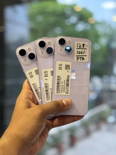Iphone 14 PTA 100 Health | 128gb | purple  10/10