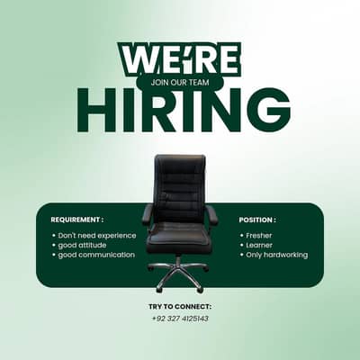 We are Hiring only for females