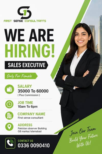 Sales Executive Required | Female Job | Urgent Hiring | Jobs