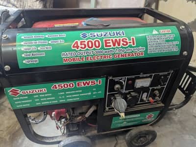 3000 watts Generator for sale - Petrol & Gas - Excellent condition
