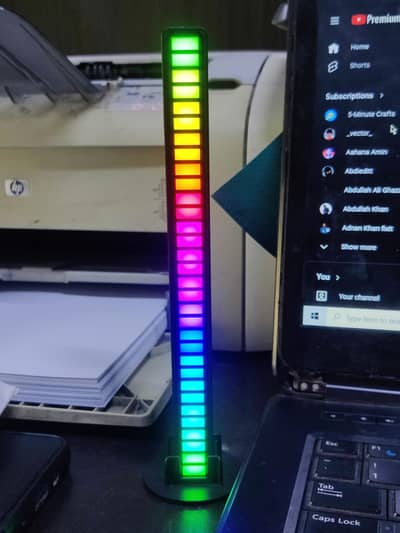 Sound Reactive led rechargeable light bar