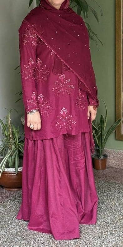 Kayseria ready-to-wear Raw silk 2 pc stiched dress