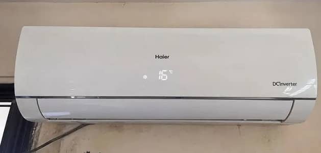 Haier 1.5 ton DC inverter heat and cool totally genuine luch condition