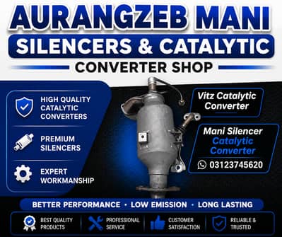Original Japanese Catalytic Converter & Complete Silencer Assembly